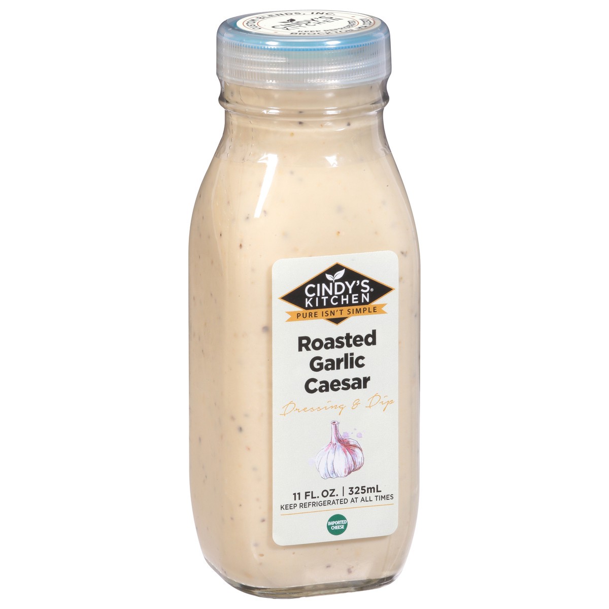 slide 11 of 13, Cindy's Kitchen Roasted Garlic Caesar Dressing & Dip 11 fl oz, 11 oz