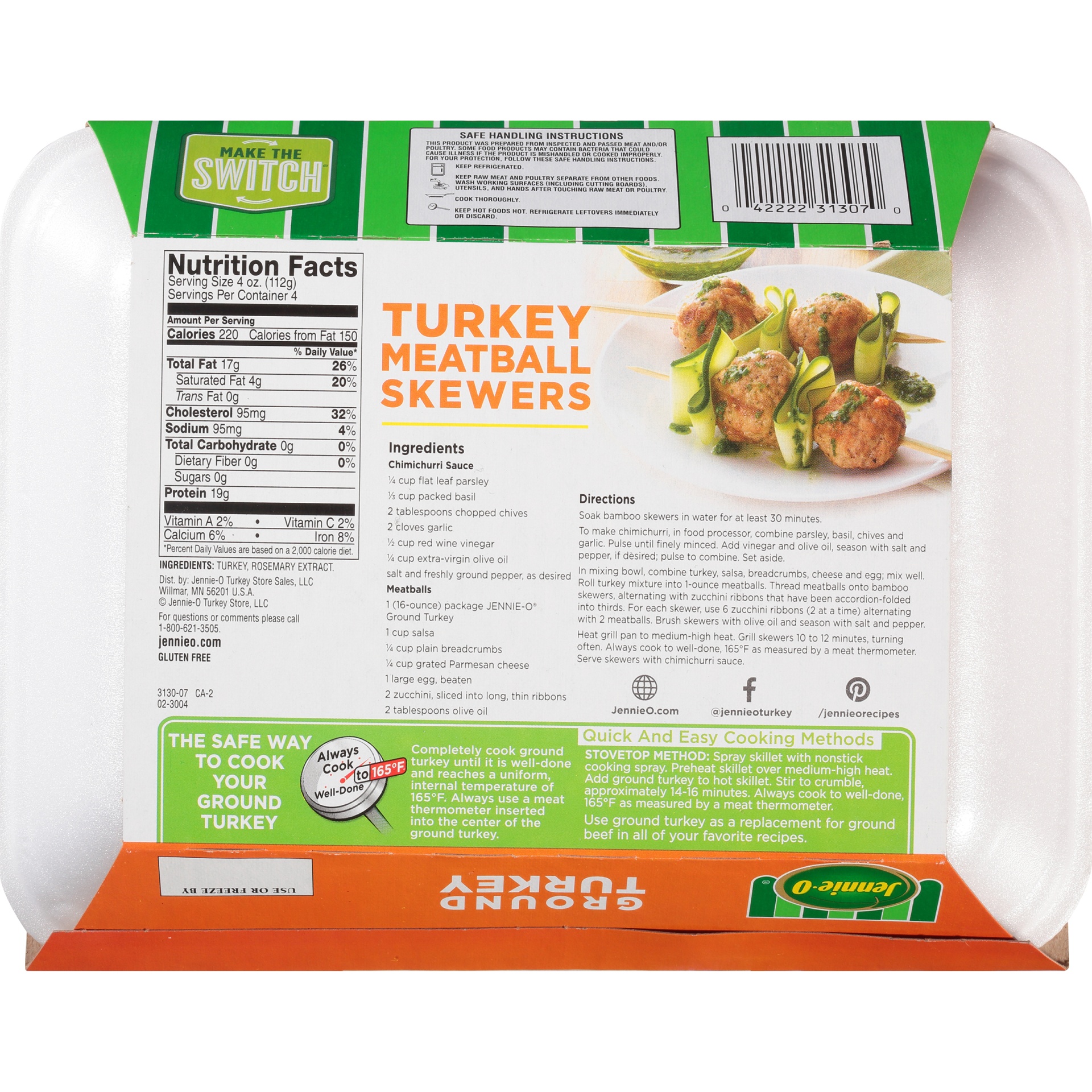 slide 3 of 6, JENNIE-O TURKEY STORE Jots 85-15 Ground Turkey, 16 oz