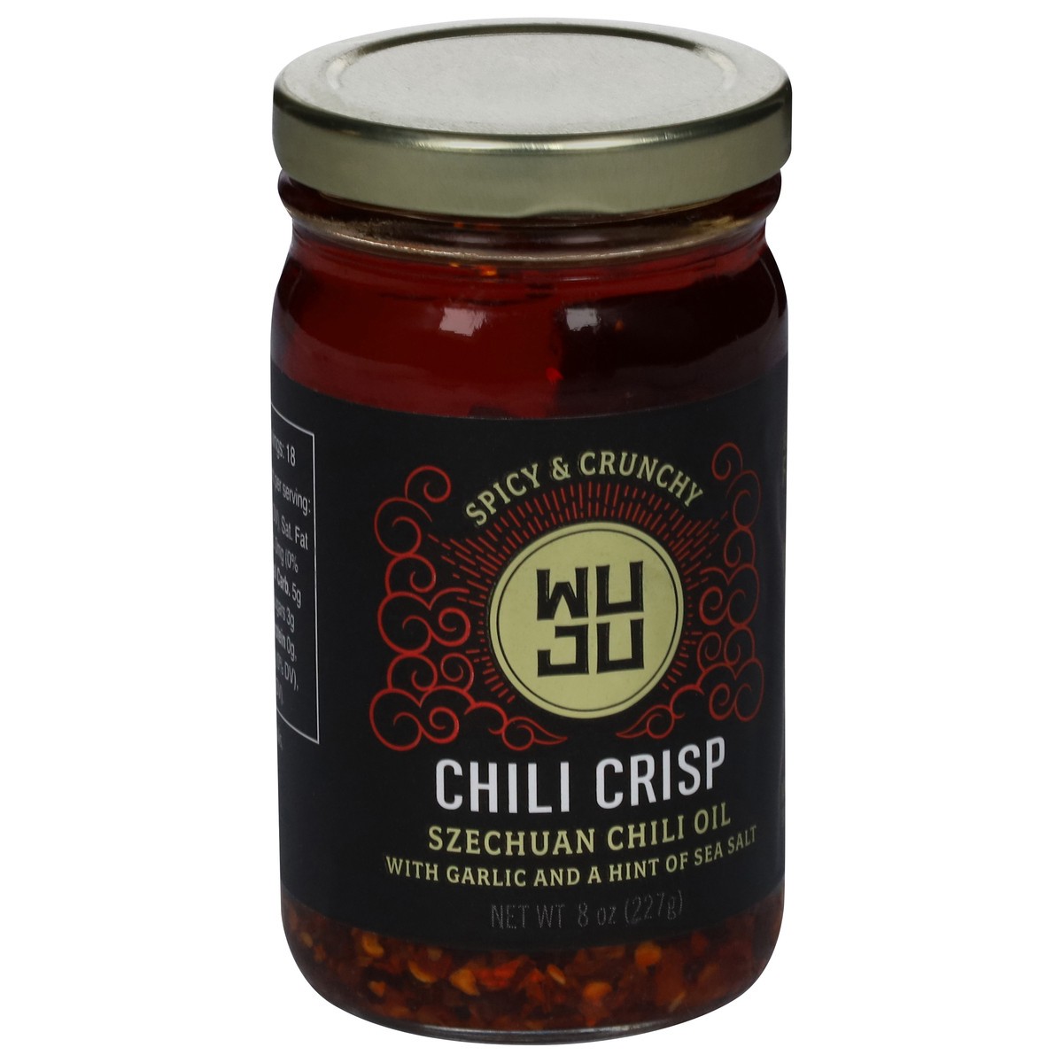 slide 4 of 14, WUJU Chili Crisp, Spicy & Crunchy, 8 oz