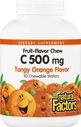 Natural Factors Vitamin C Fruit-Flavor Chew