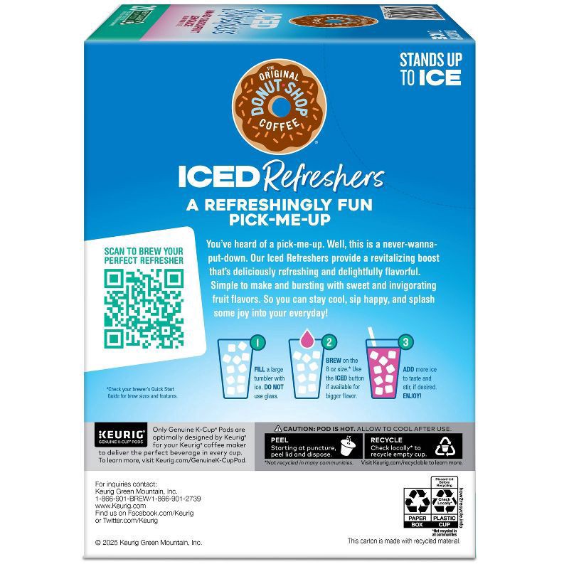 slide 8 of 13, The Original Donut Shop Iced Refreshers, Mango Dragonfruit Lemonade Flavor, Keurig Single Serve K-Cup Pods, 20 Count, 10 ct