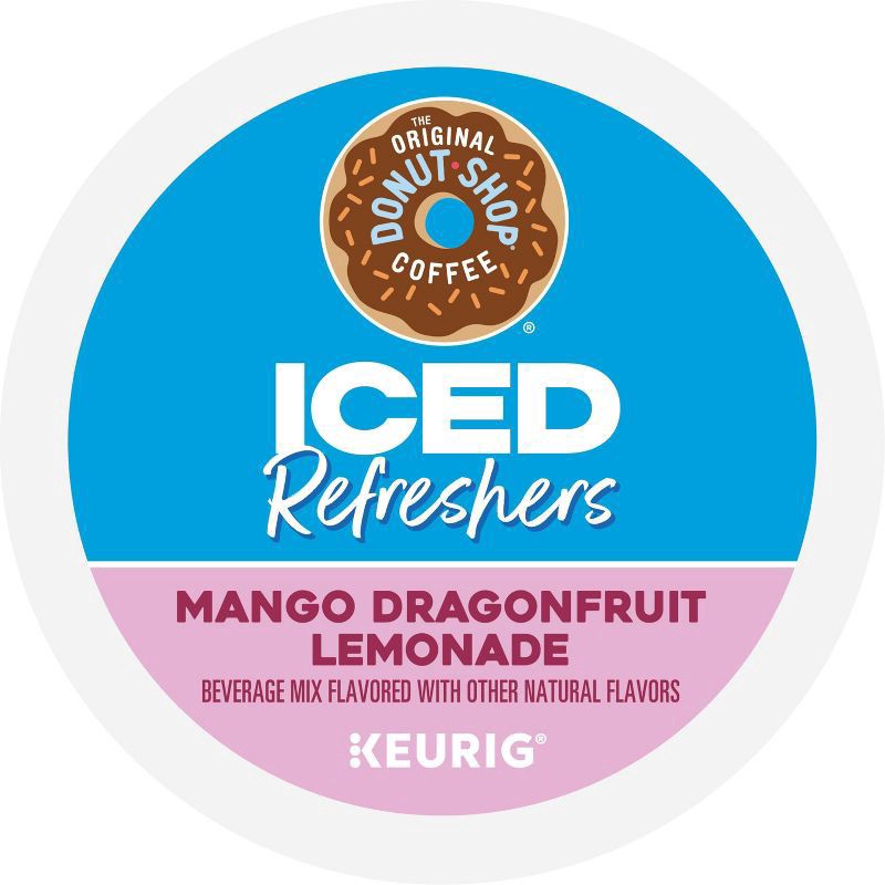 slide 3 of 13, The Original Donut Shop Iced Refreshers, Mango Dragonfruit Lemonade Flavor, Keurig Single Serve K-Cup Pods, 20 Count, 10 ct