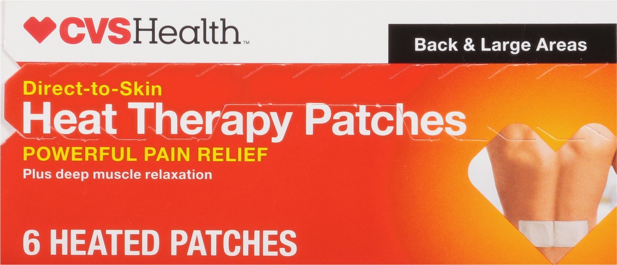 slide 8 of 15, CVS Health Heat Therapy Patches, Large, 6Ct, 1 ct