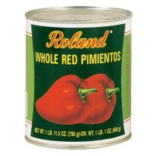 slide 1 of 1, Roland Spanish Pimientos, 28 oz