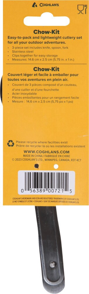slide 2 of 2, Coghlan's Chow Kit 3 Pack - Silver, 3 ct
