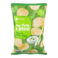 SE Grocers Potato Chips Sour Cream & Onion