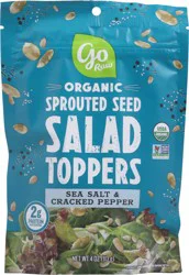 Go Raw Organic Sea Salt & Cracked Pepper Salad Toppers 4 oz