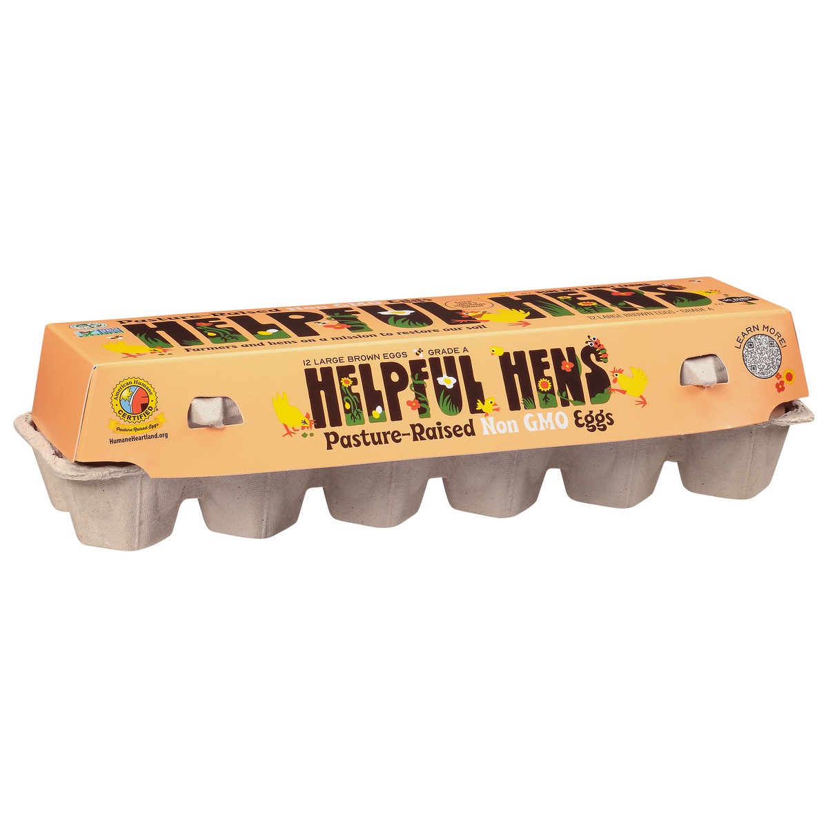 slide 6 of 13, Helpful Hens Large Pasture-Raised Brown Eggs 12 ea, 12 ct