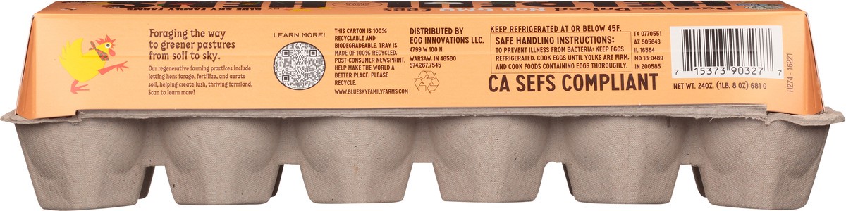 slide 10 of 13, Helpful Hens Large Pasture-Raised Brown Eggs 12 ea, 12 ct