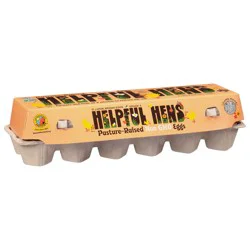 Helpful Hens Large Pasture-Raised Brown Eggs 12 ea