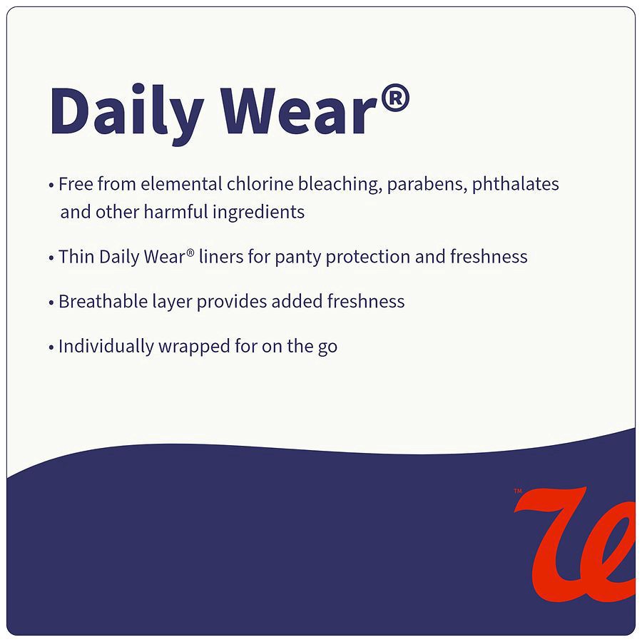 slide 2 of 5, Walgreens Regular Thin Liners Unscented, 120 ct