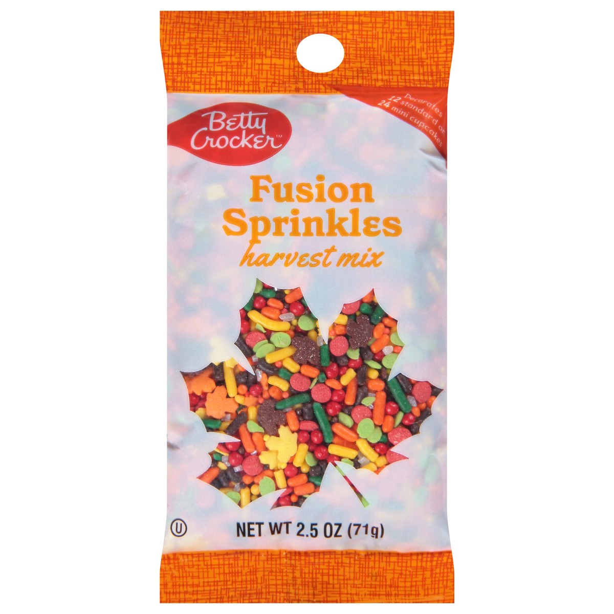 slide 1 of 12, Fusion Sprinkles Harvest Mix, 2.5 oz
