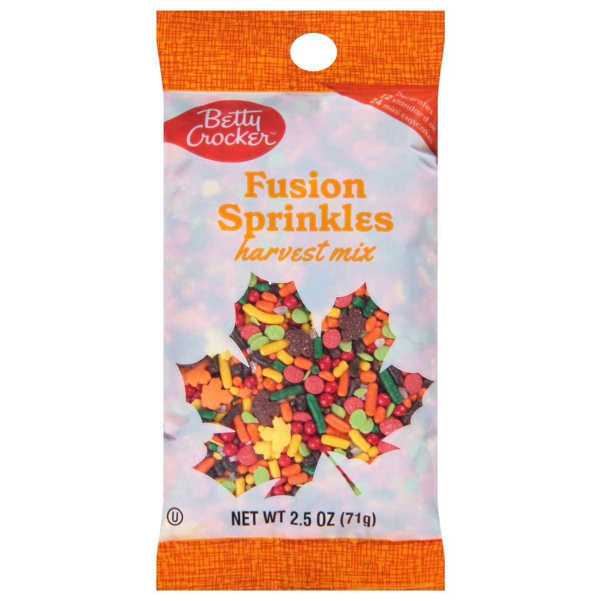 slide 1 of 1, Betty Crocker Harvest Mix Fusion Sprinkles, 2.5 oz