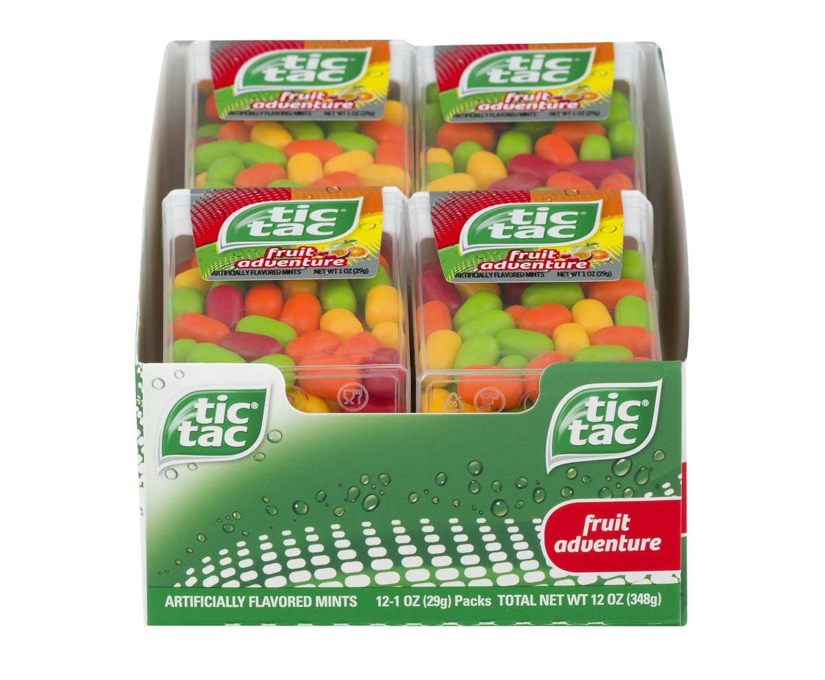 slide 1 of 1, Tic Tac Fruit Adventure, 1 oz