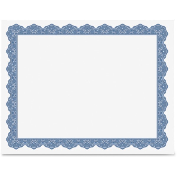 slide 2 of 2, Geographics Certificates, Employee Of The Month, Optima Blue, 25 ct; 8 1/2 in x 11 in