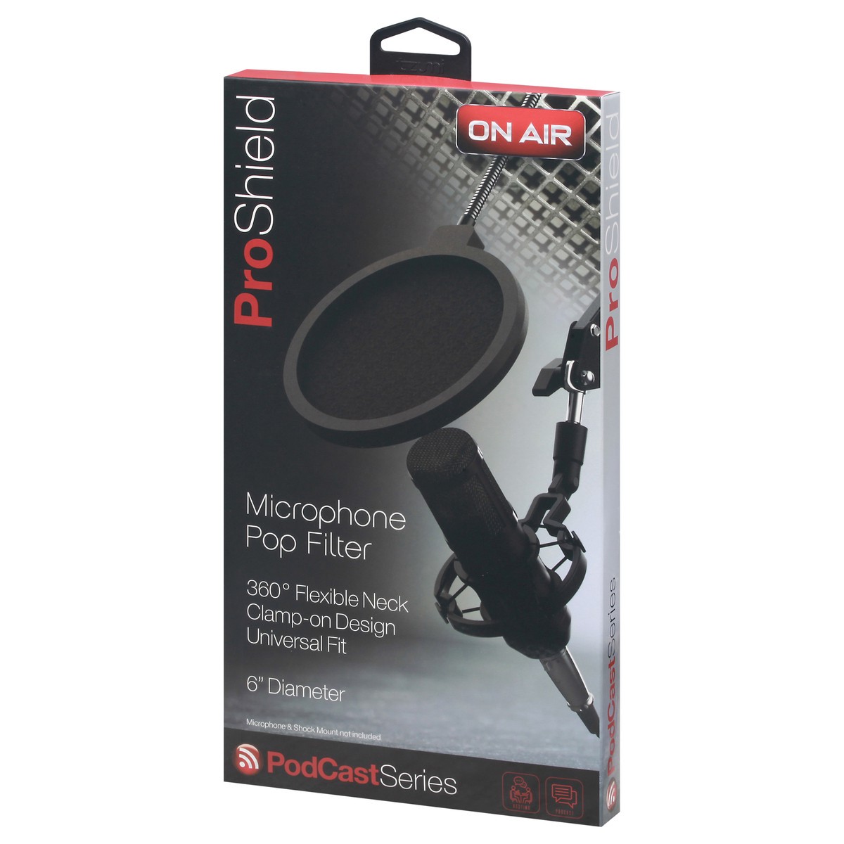 slide 4 of 10, Tzumi ProShield 6 Inch Diameter Microphone Pop Filter 1 ea, 1 ct