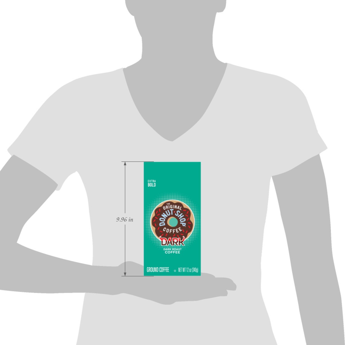 slide 8 of 11, Donut Shop The Original Donut Shop Coffee, Dark, Dark Roast, Ground Coffee, 12 oz Bag, 12 oz