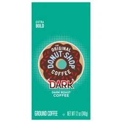 Donut Shop The Original Donut Shop Coffee, Dark, Dark Roast, Ground Coffee, 12 oz Bag
