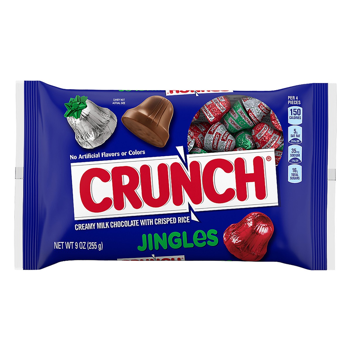 slide 5 of 10, Crunch Christmas Jingle Bell Chocolates, 10 oz