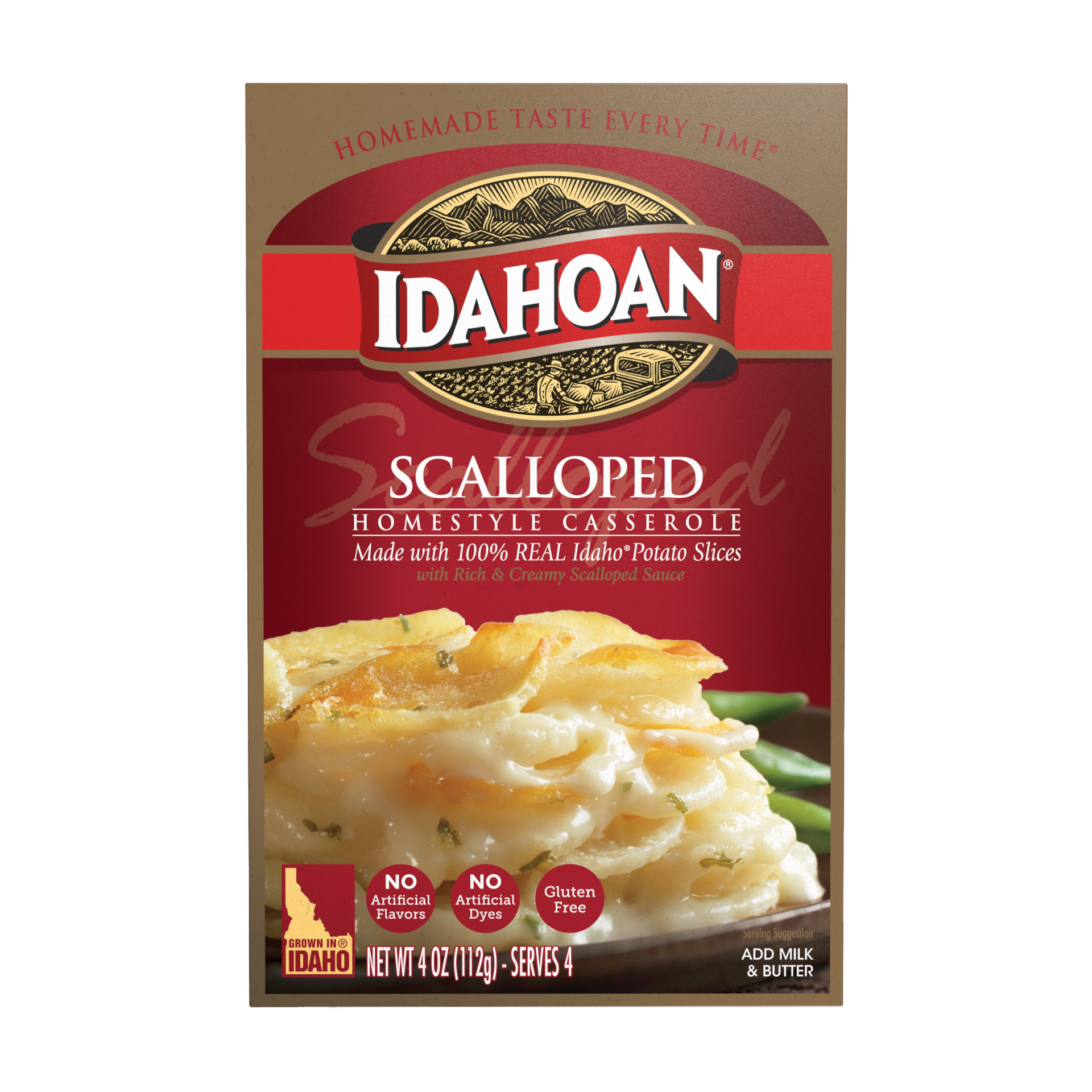 slide 2 of 3, Idahoan Scalloped Homestyle Casserole, 4 oz