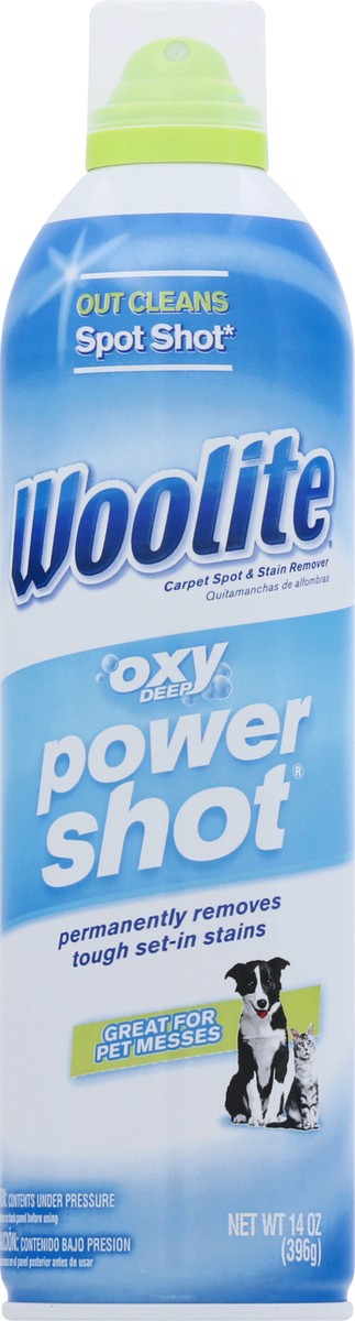 slide 2 of 10, Woolite Oxy Deep Power Shot Carpet Spot & Stain Remover 14 oz, 14 oz