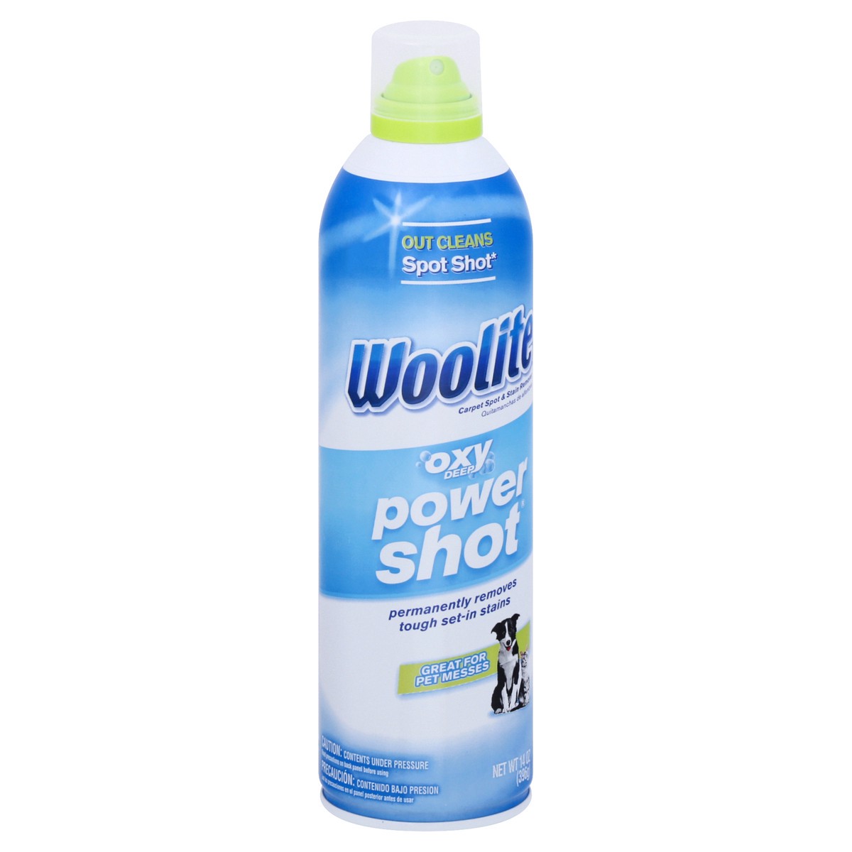 slide 3 of 10, Woolite Oxy Deep Power Shot Carpet Spot & Stain Remover 14 oz, 14 oz