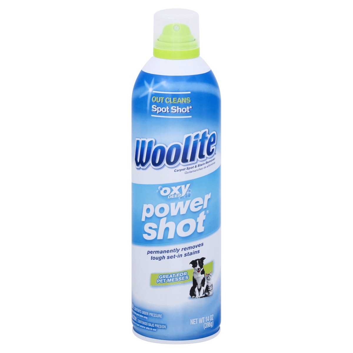 slide 1 of 10, Woolite Oxy Deep Power Shot Carpet Spot & Stain Remover 14 oz, 14 oz