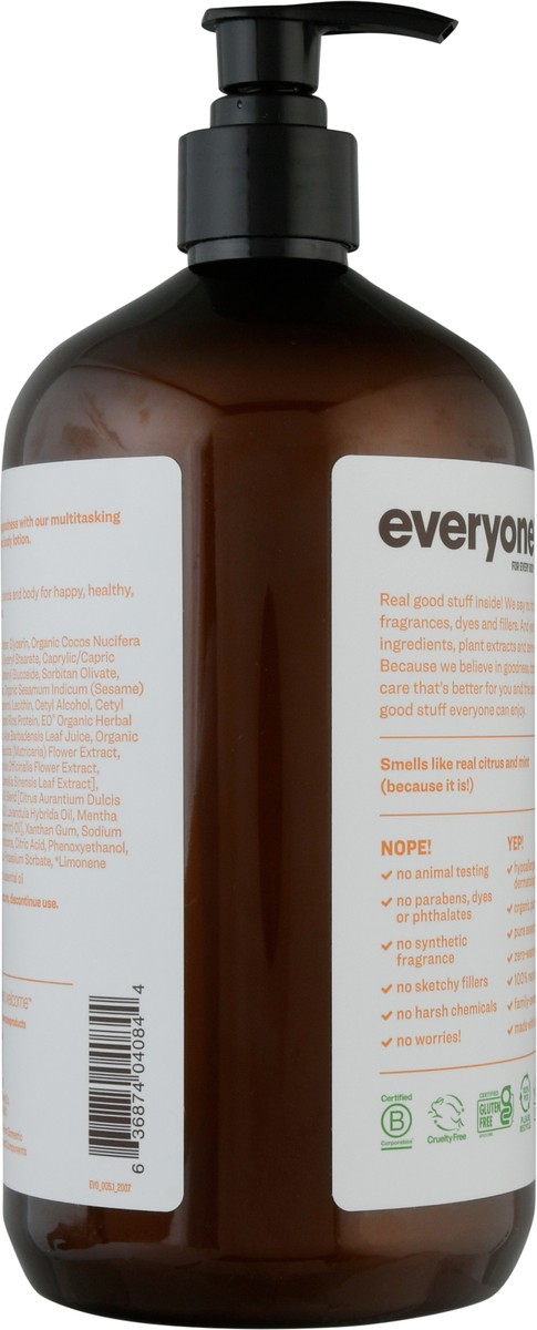 slide 5 of 9, EO Everyone Citrus & Mint Nourishing Lotion, 32 oz