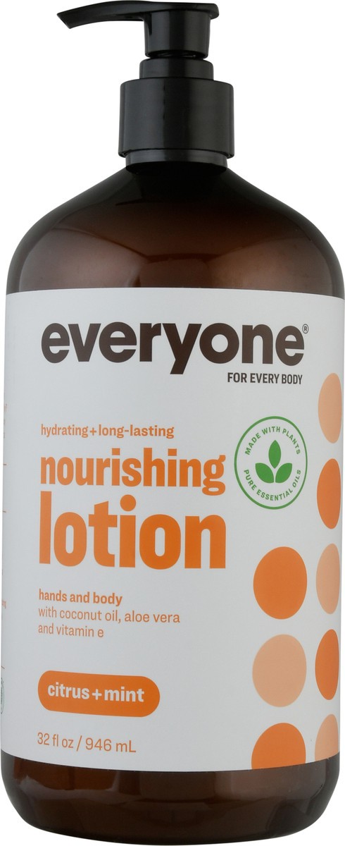 slide 6 of 9, EO Everyone Citrus & Mint Nourishing Lotion, 32 oz