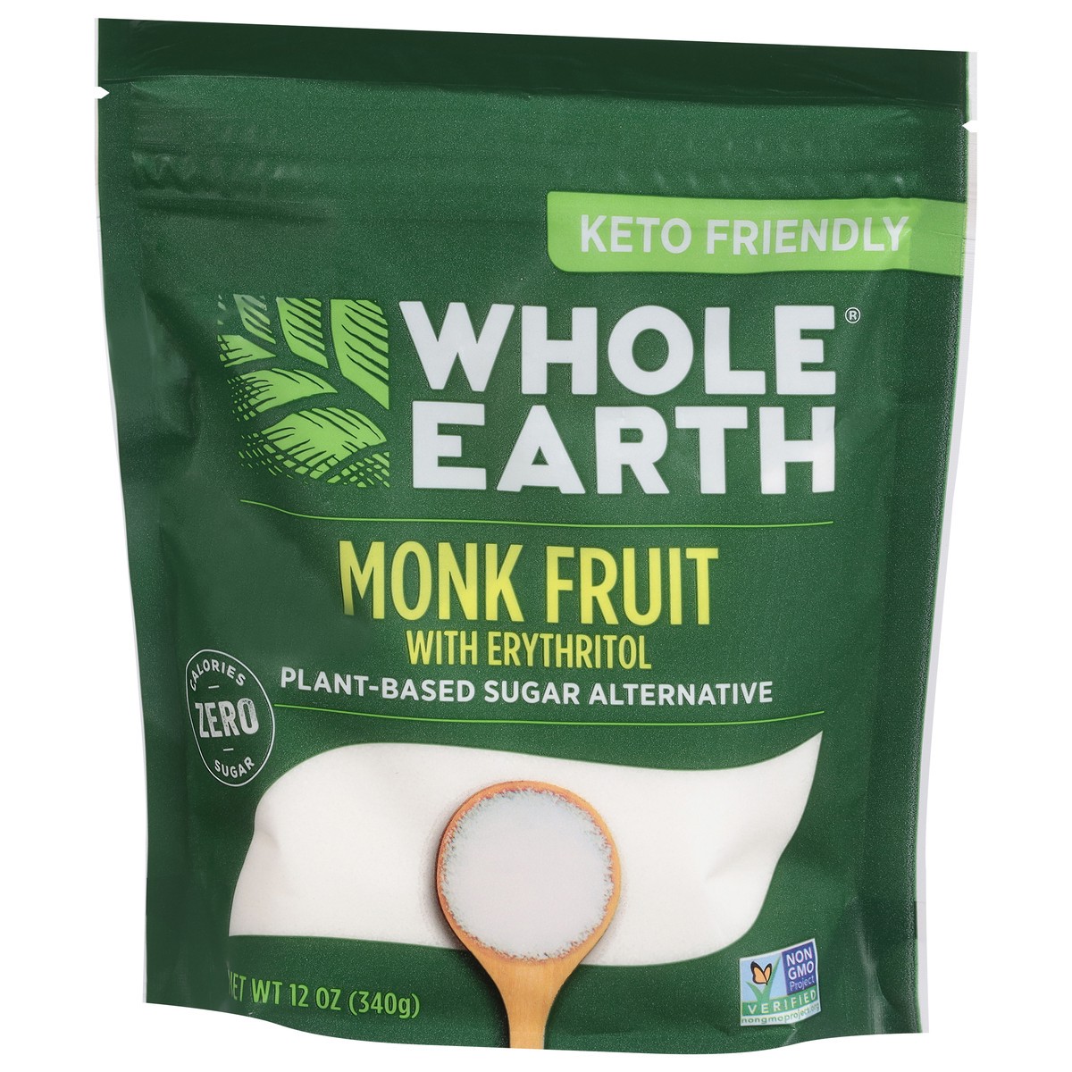 slide 8 of 13, Whole Earth Sweetener Co. Monk Fruit with Erythritol Plant-Based Sugar Alternative 12 oz, 12 oz