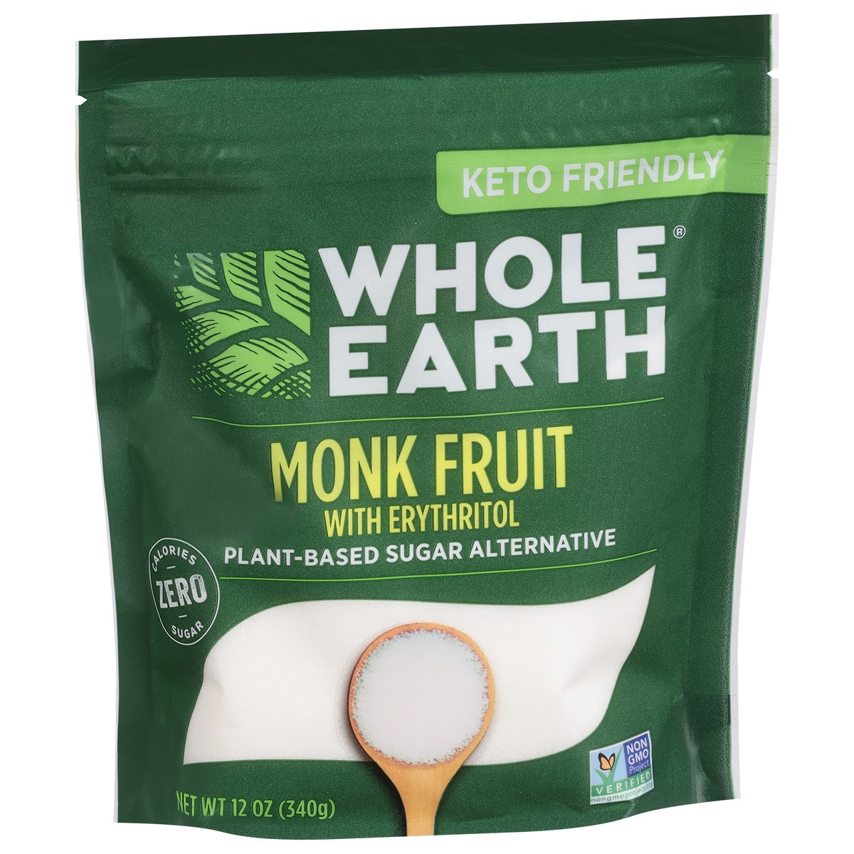 slide 3 of 13, Whole Earth Sweetener Co. Monk Fruit with Erythritol Plant-Based Sugar Alternative 12 oz, 12 oz