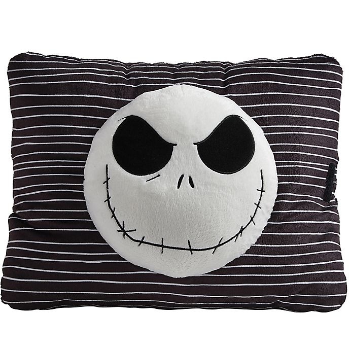 slide 1 of 1, Pillow Pets The Nightmare Before Christmas Jack Skellington Pillow Pet - Black, 1 ct