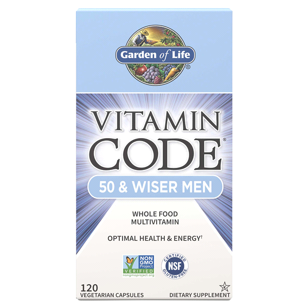 slide 1 of 1, Vitamin Code 50+ Mens Multi, 120 ct