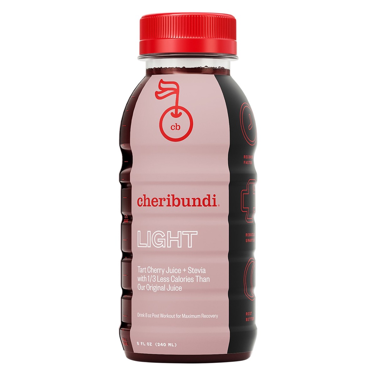 slide 4 of 9, Cheribundi Light Cherry Juice 8 oz, 8 fl oz