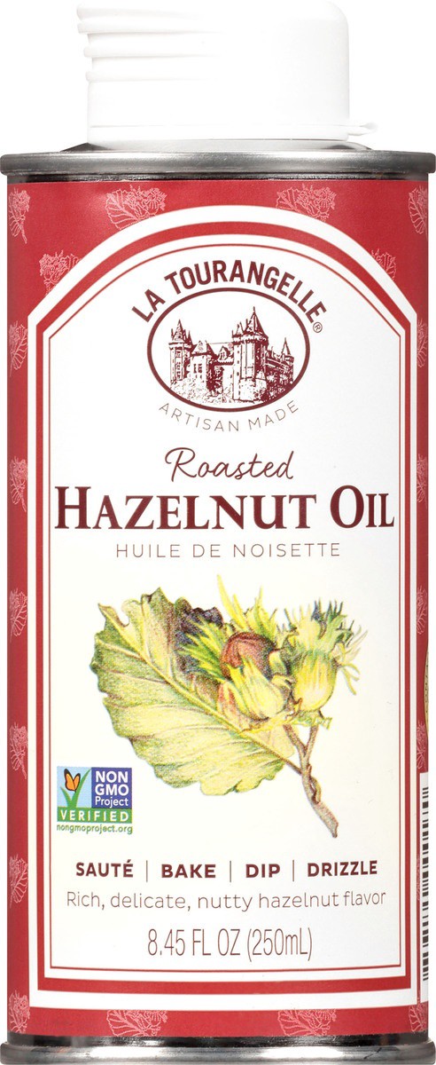 slide 3 of 9, La Tourangelle Roasted Hazelnut Oil 8.45 oz, 8.45 oz