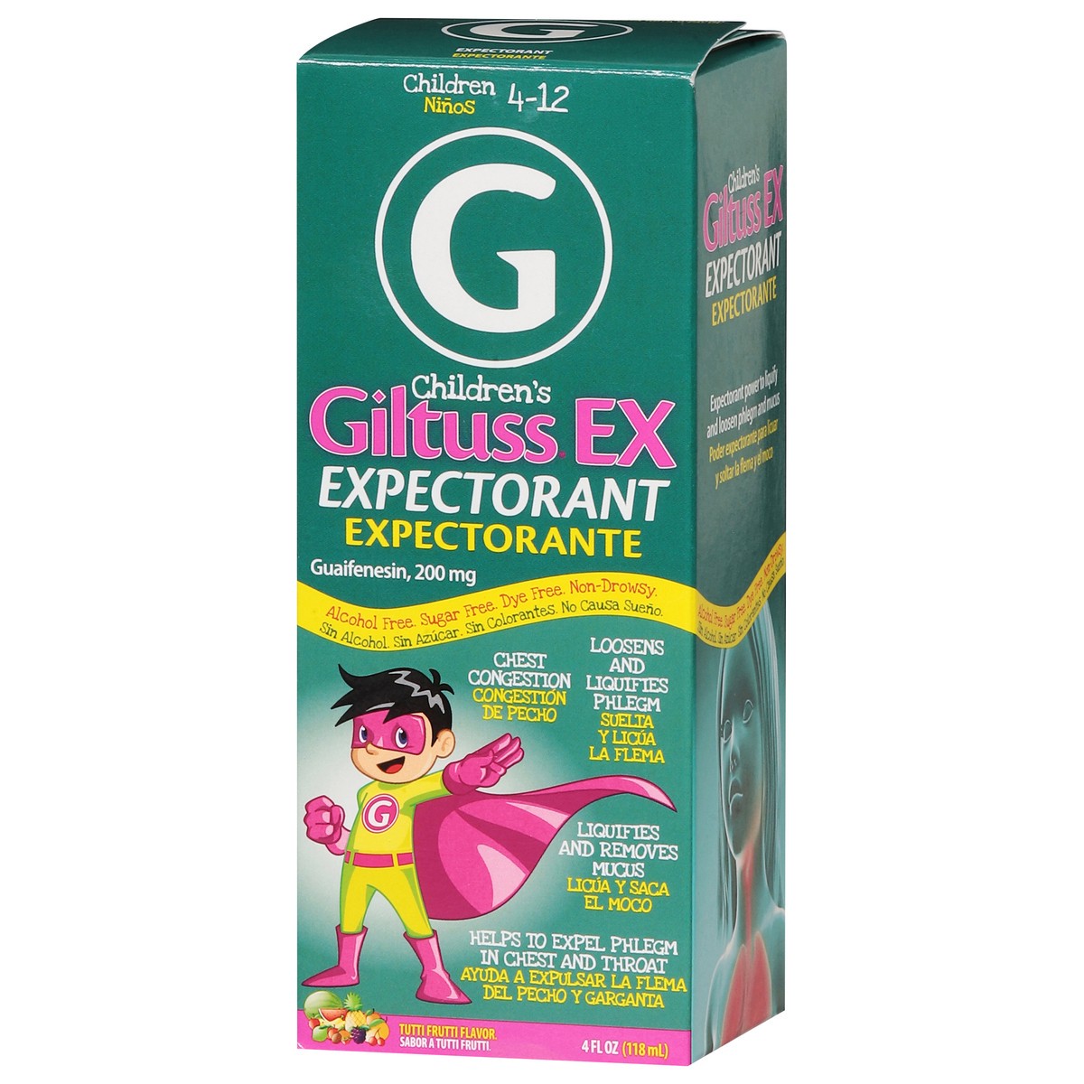 slide 10 of 15, Giltuss Ex Expectorant Children 4 O, 1 ct
