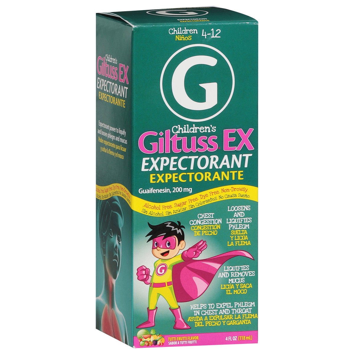 slide 15 of 15, Giltuss Ex Expectorant Children 4 O, 1 ct