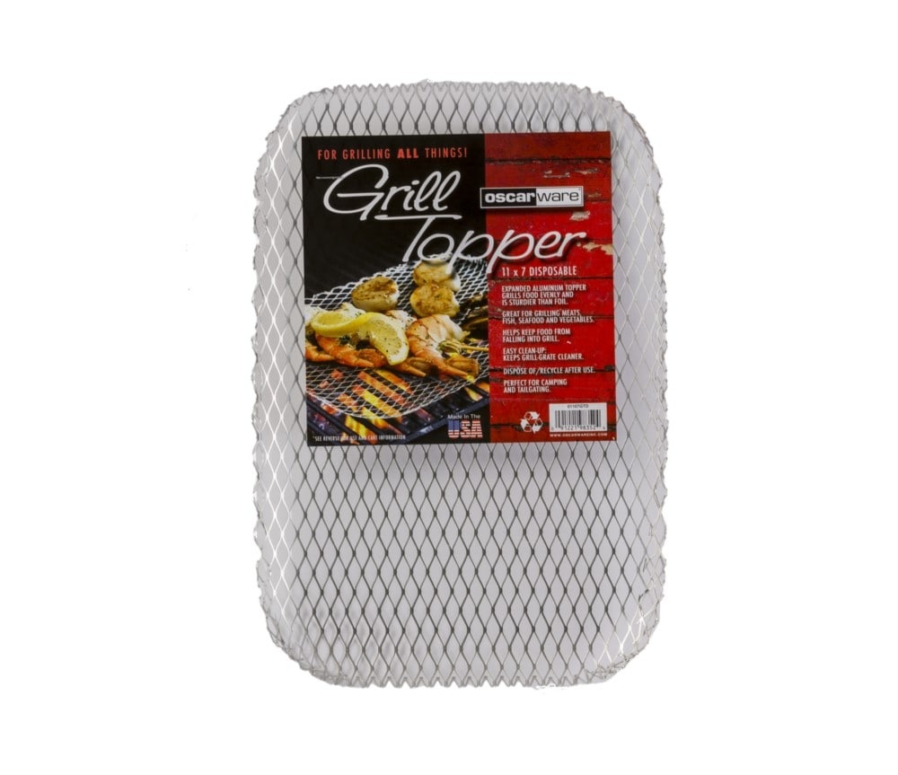 slide 1 of 1, Oscarware Disposable Grill Topper, 11 in x 7 in 
