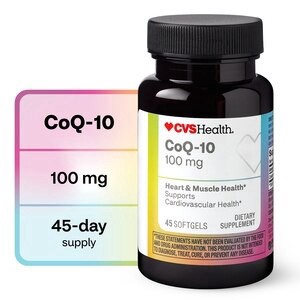 slide 1 of 1, CVS Health Coq-10 Softgels, 45 Ct, 1 ct