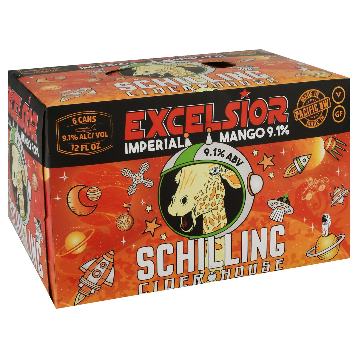 slide 6 of 8, Excelsior Imperial Mango 9.1% Beer 6 - 12 fl oz Cans, 6 ct; 12 oz