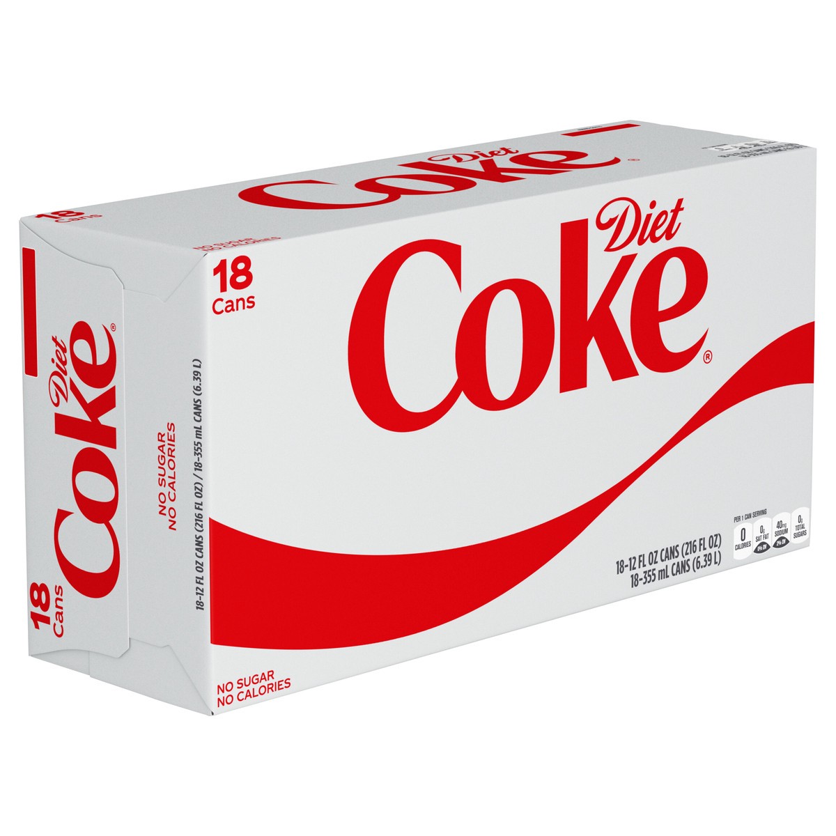 slide 4 of 9, Diet Coke Cans- 18 ct, 18 ct