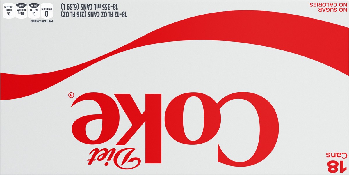 slide 9 of 9, Diet Coke Cans- 18 ct, 18 ct