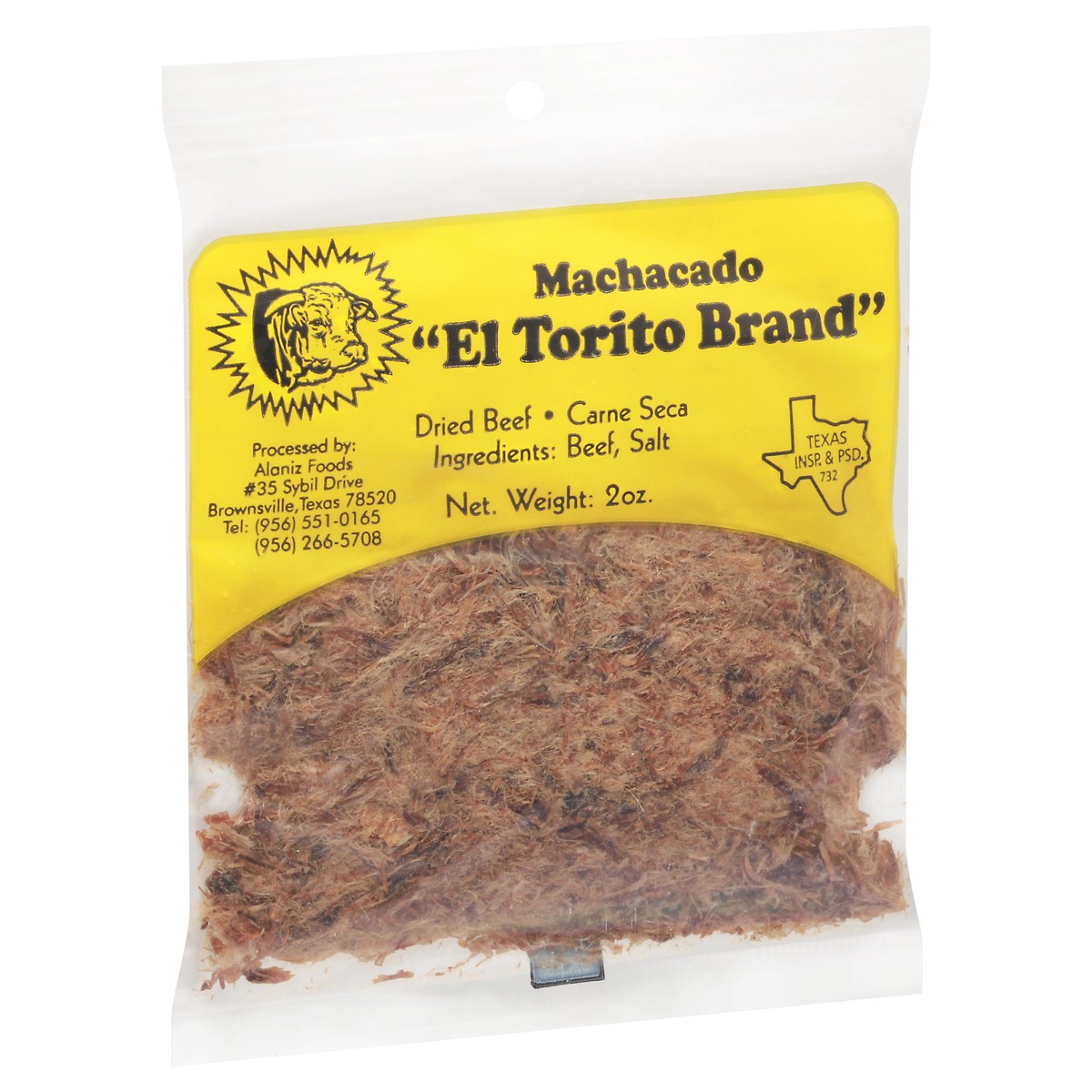 slide 5 of 9, El Torito Machacado Dried Beef 2 oz Bag, 2 oz