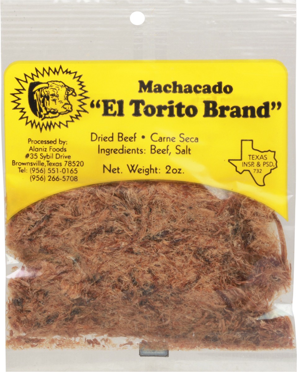 slide 3 of 9, El Torito Machacado Dried Beef 2 oz Bag, 2 oz