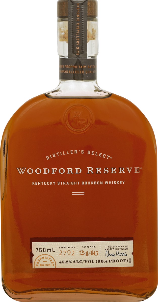slide 1 of 2, Woodford Reserve Kentucky Straight Bourbon Whiskey 750 ml, 750 ml