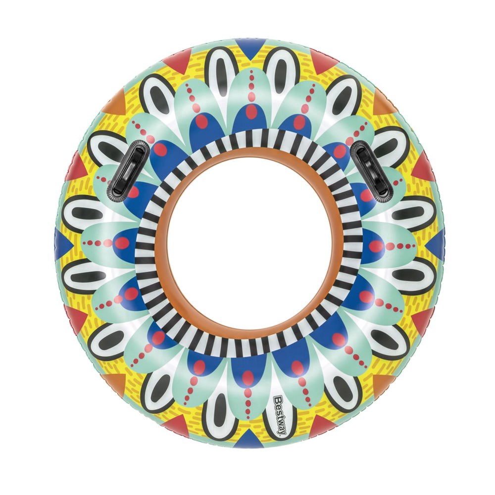 slide 1 of 1, Bestway Flirty Fiesta Inflatable Swim Tube With Handles, 1 ct