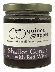 Quince & Apple Shallot Confit With Red Wine