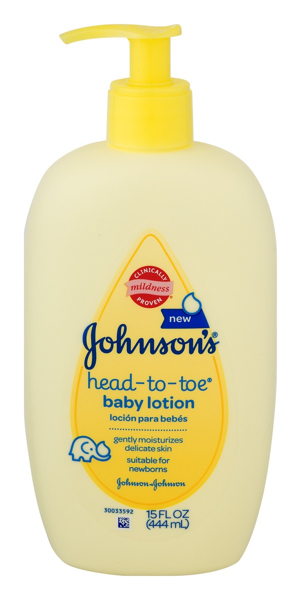 slide 1 of 6, Johnson & Johnson J&J Baby Lotion Head To Toe, 15 oz