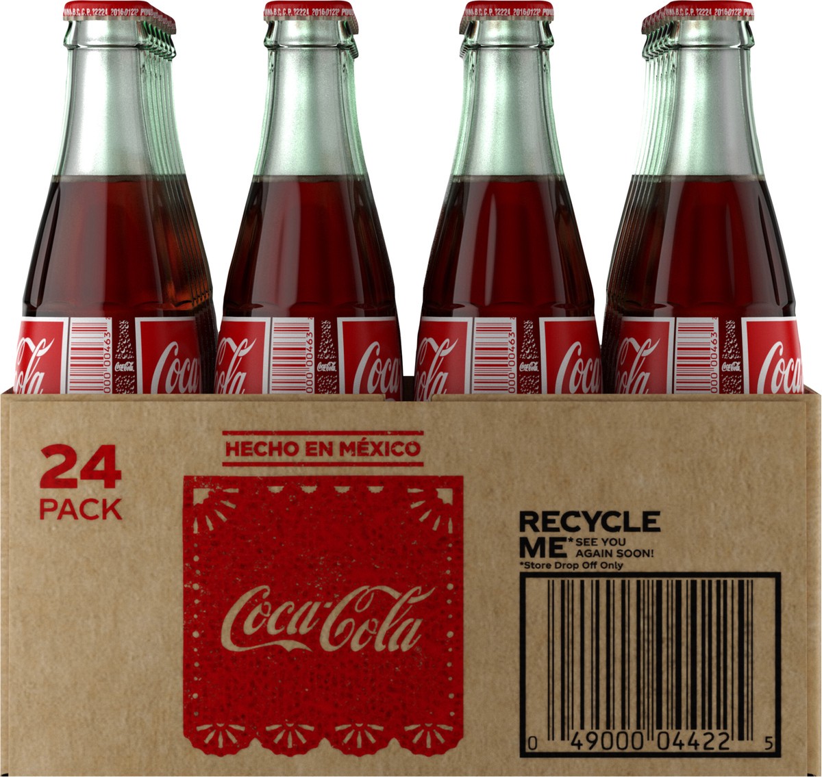 slide 6 of 9, Coca-Cola Mexico Glass Bottles, 355 mL, 24 Pack, 24 ct