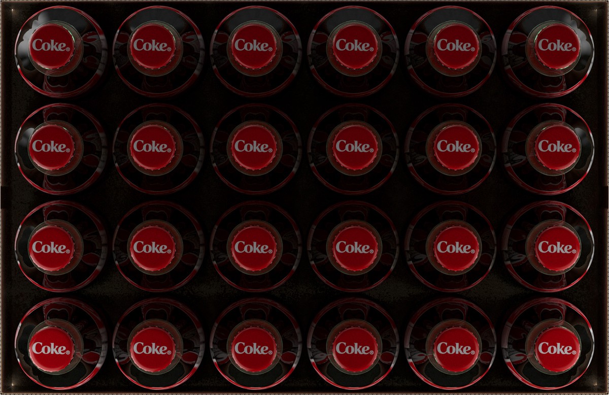 slide 3 of 9, Coca-Cola Mexico Glass Bottles, 355 mL, 24 Pack, 24 ct